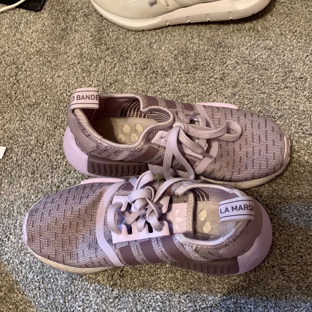 Purple Adidas Tennis shoes